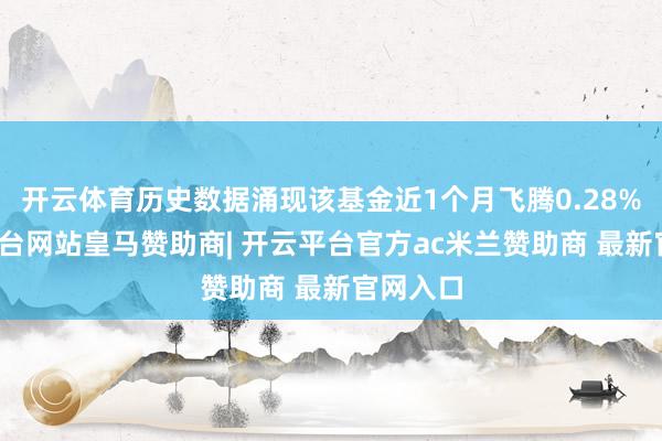开云体育历史数据涌现该基金近1个月飞腾0.28%-开云平台网站皇马赞助商| 开云平台官方ac米兰赞助商 最新官网入口