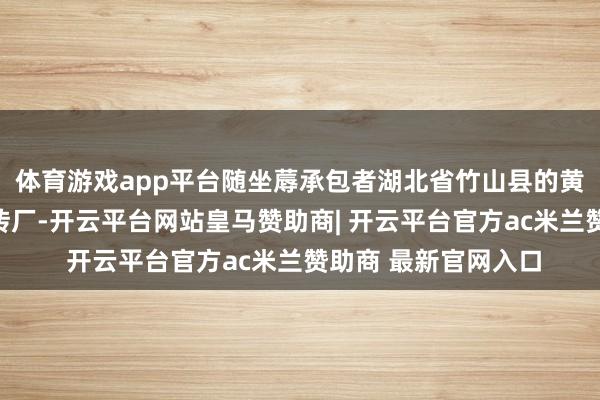 体育游戏app平台随坐蓐承包者湖北省竹山县的黄某和王某琴参预该砖厂-开云平台网站皇马赞助商| 开云平台官方ac米兰赞助商 最新官网入口
